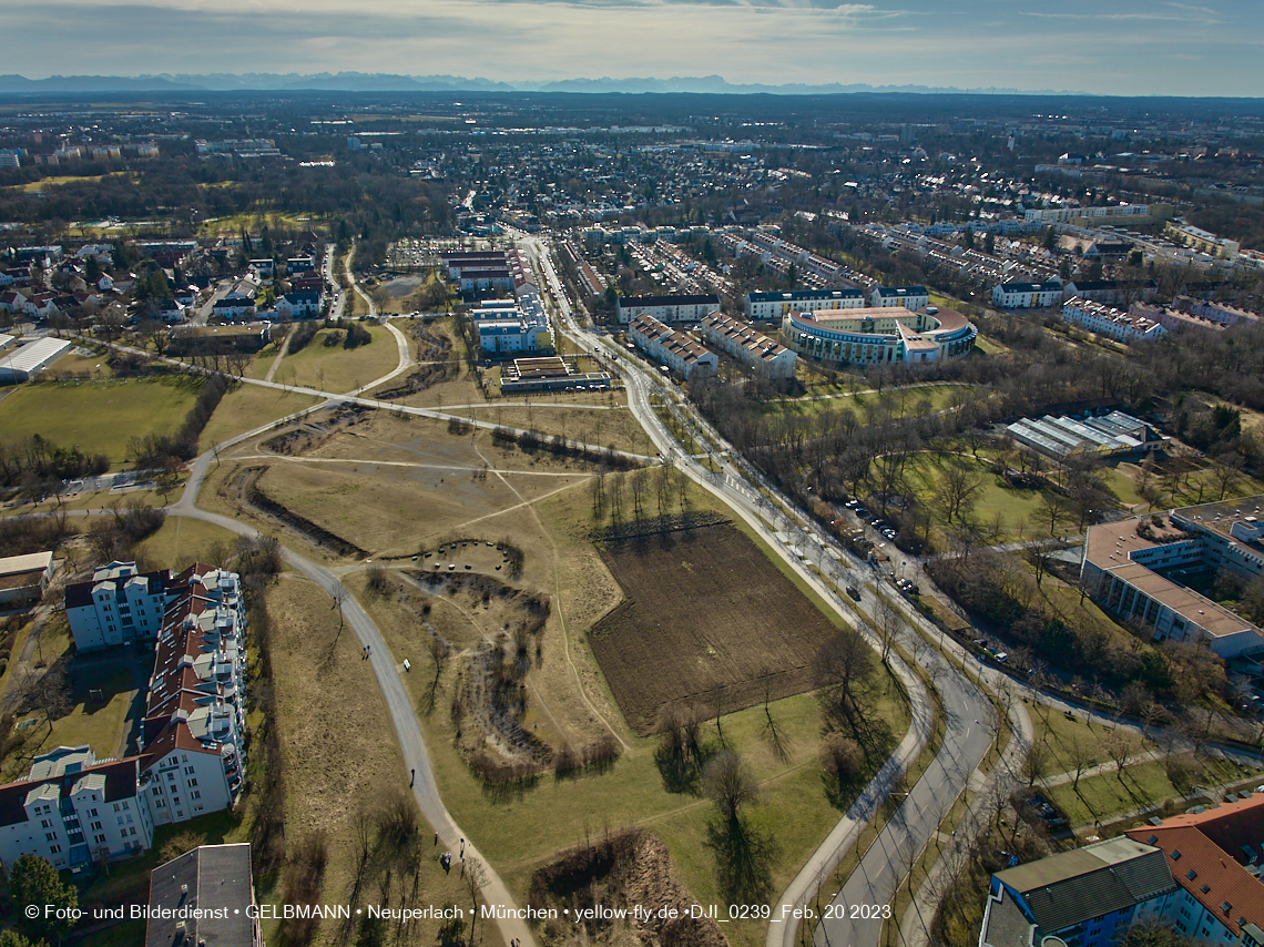 20.02.2023 -  der verschwundene Hachinger Bach in Neuperlach und Berg am Laim